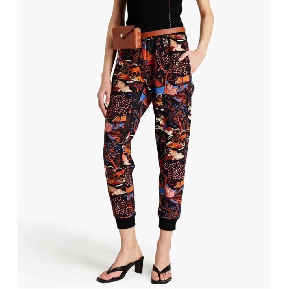 NEW RHODE Harry printed French cotton-terry track pants